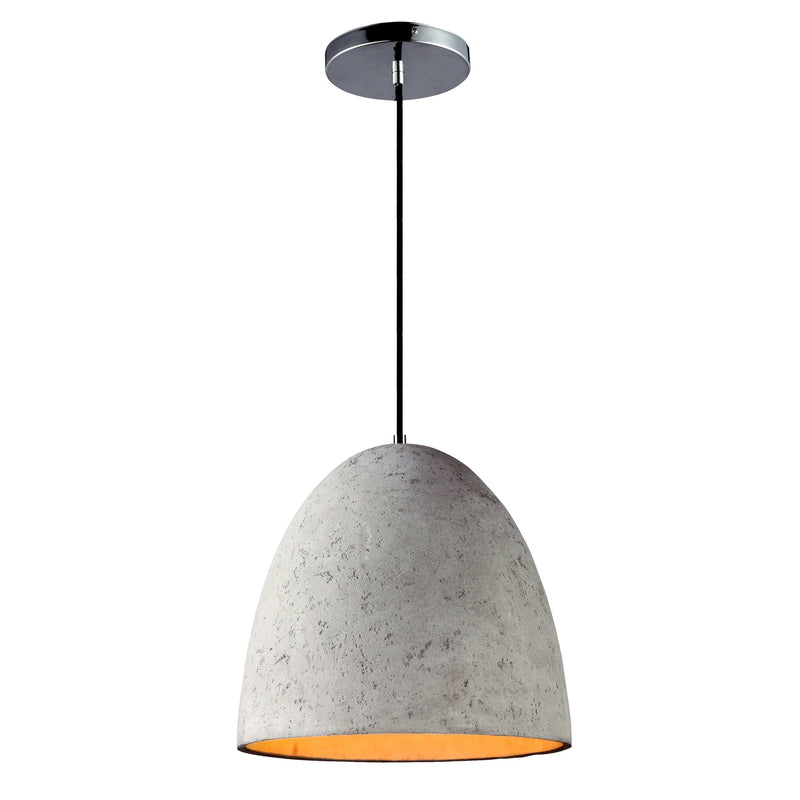 Crete 15" LED Pendant in Polished Chrome