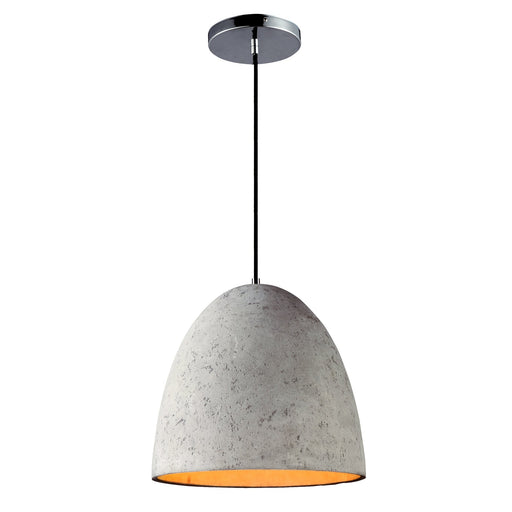 Crete 15" LED Pendant in Polished Chrome