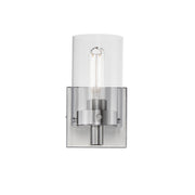 Pinn 1 Light Wall Sconce in Satin Nickel