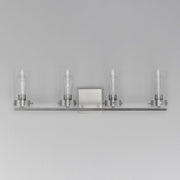 Pinn 4 Light Bath Vanity in Satin Nickel