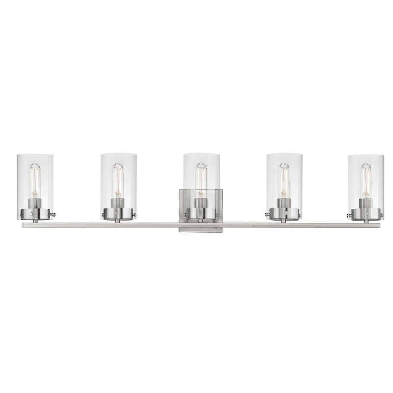 Pinn 5 Light Bath Vanity in Satin Nickel
