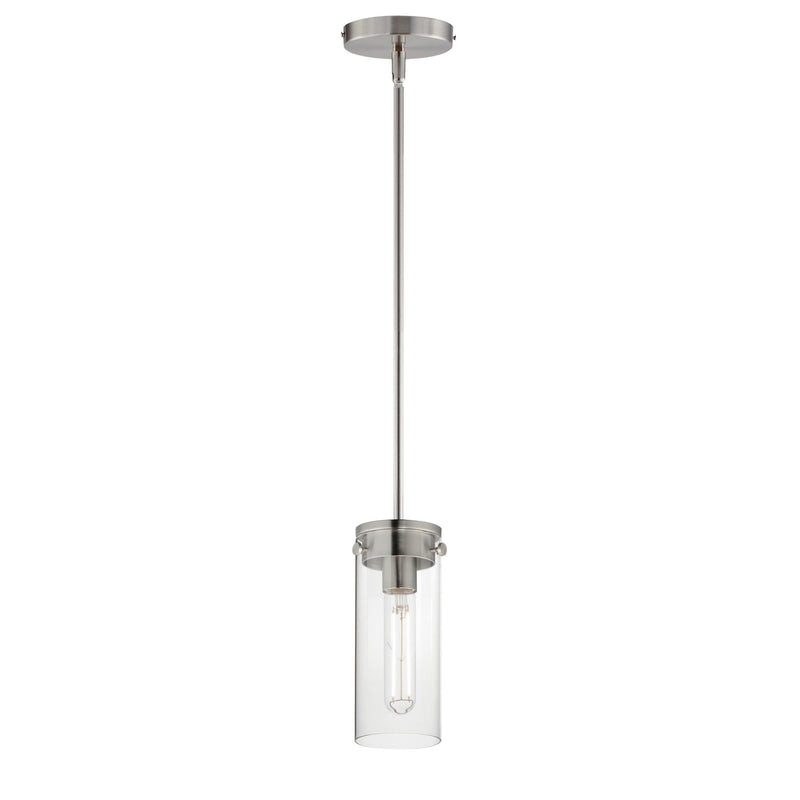 Pinn Mini Pendant in Satin Nickel