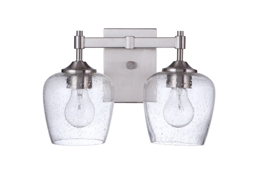 Stellen 2 Light 13" Vanity in Brushed Polished Nickel