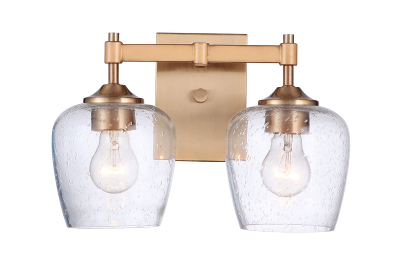 Stellen 2 Light 13" Vanity in Satin Brass