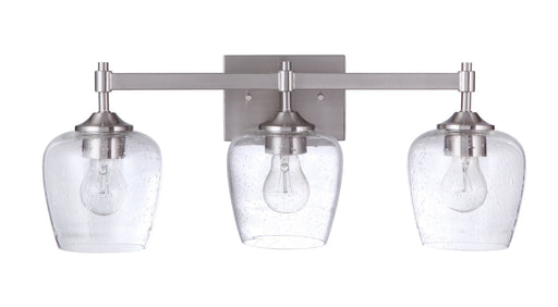 Stellen 3 Light 22" Vanity in Brushed Polished Nickel