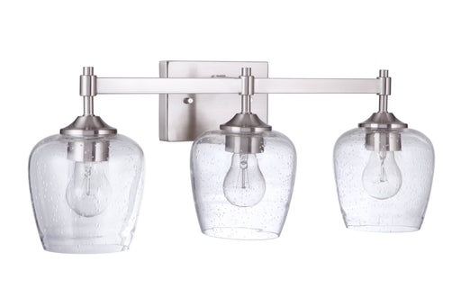 Stellen 3 Light 22" Vanity in Brushed Polished Nickel