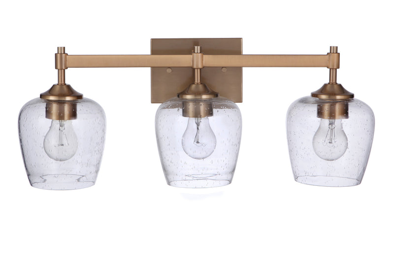 Stellen 3 Light 22" Vanity in Satin Brass