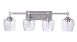 Stellen 4 Light 30.25" Vanity in Brushed Polished Nickel