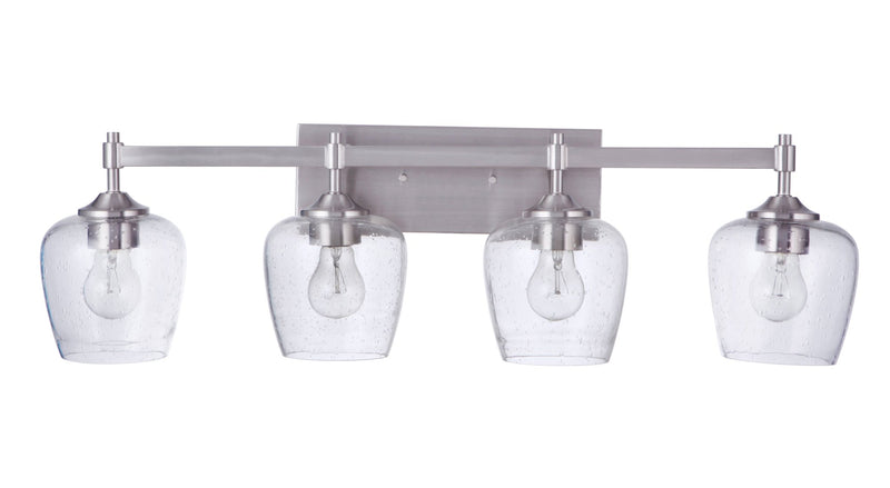 Stellen 4 Light 30.25" Vanity in Brushed Polished Nickel