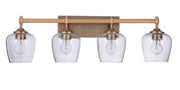 Stellen 4 Light 30.25" Vanity in Satin Brass