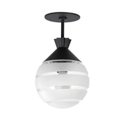 Copacabana Convertible Semi-Flush Mount in Black
