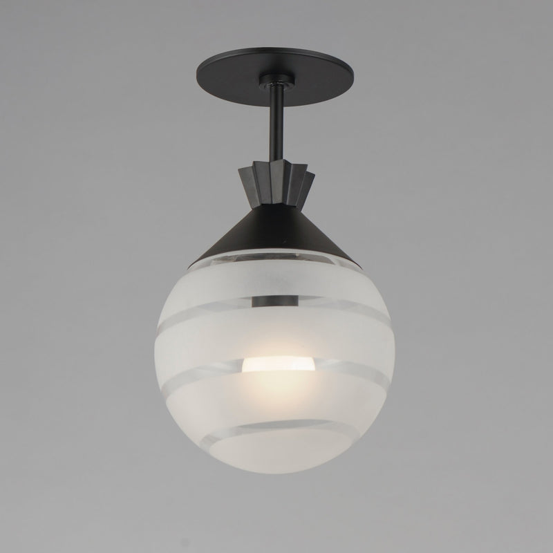 Copacabana Convertible Semi-Flush Mount in Black