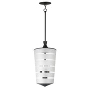 Copacabana 3 Light Pendant in Black