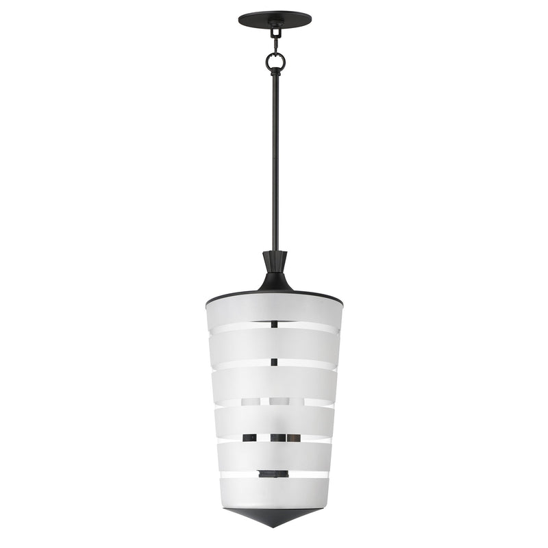 Copacabana 3 Light Pendant in Black