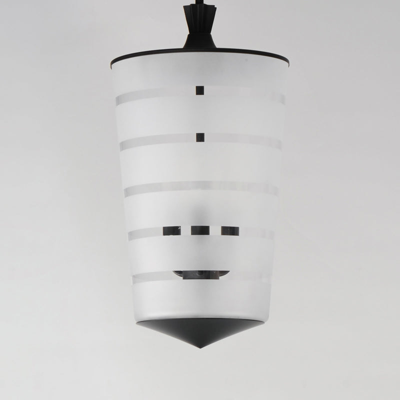 Copacabana 3 Light Pendant in Black