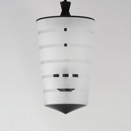 Copacabana 3 Light Pendant in Black