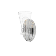 Ava 1 Light Wall Sconce in Polished Chrome