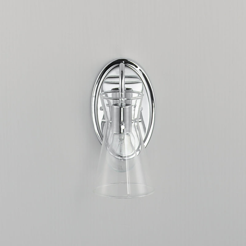 Ava 1 Light Wall Sconce in Polished Chrome