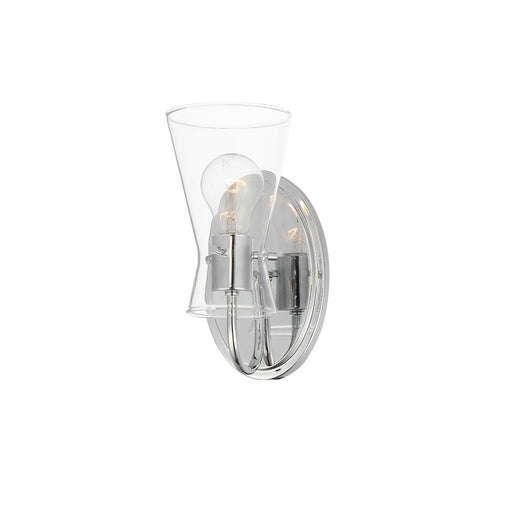 Ava 1 Light Wall Sconce in Polished Chrome