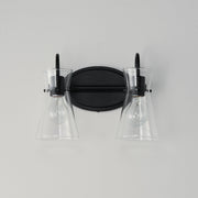 Ava 2 Light Bath Vanity in Black