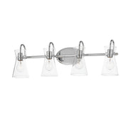 Ava 4 Light Bath Vanity in Polished Chrome