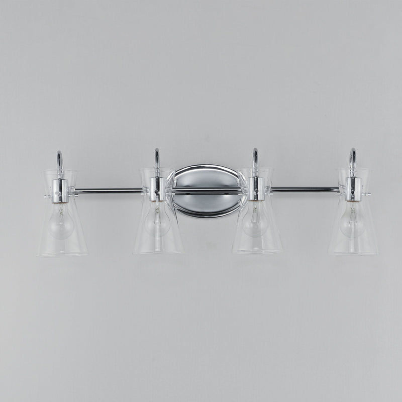 Ava 4 Light Bath Vanity in Polished Chrome