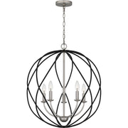 Bryn 5-Light Pendant in Antique Nickel