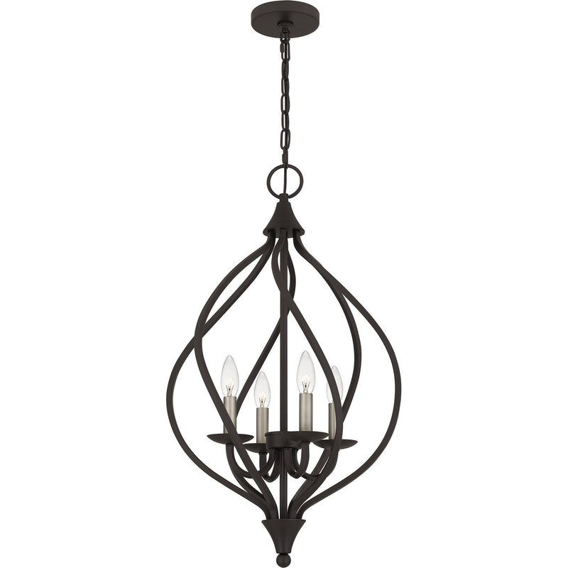 Dupont 4-Light Chandelier in Old Bronze
