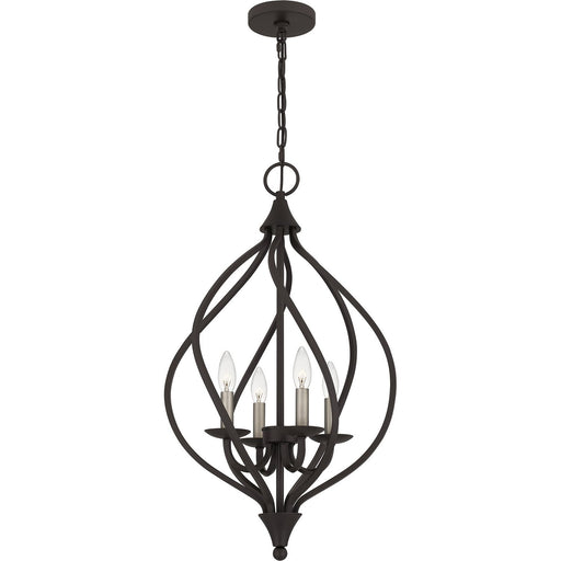 Dupont 4-Light Chandelier in Old Bronze