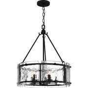 Fortress 5-Light Chandelier in Earth Black
