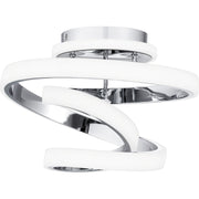 Aviva Semi-Flush Mount in Polished Chrome