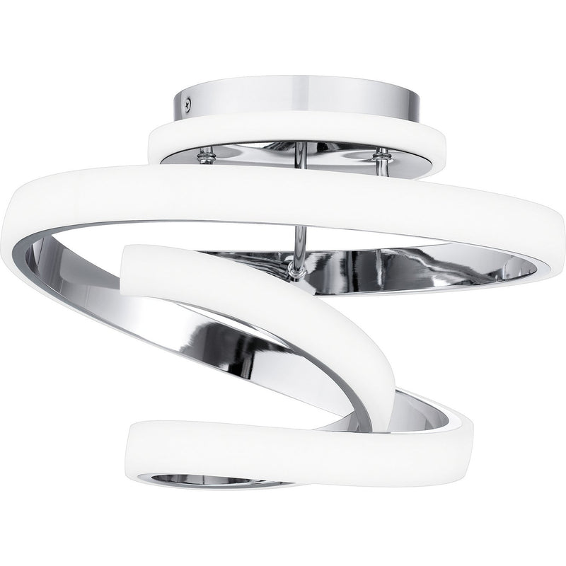 Aviva Semi-Flush Mount in Polished Chrome