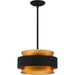 Quoizel Pendant 3-Light Pendant in Earth Black - Lamps Expo