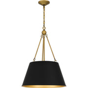 Metal Bell 4-Light Pendant in Matte Black