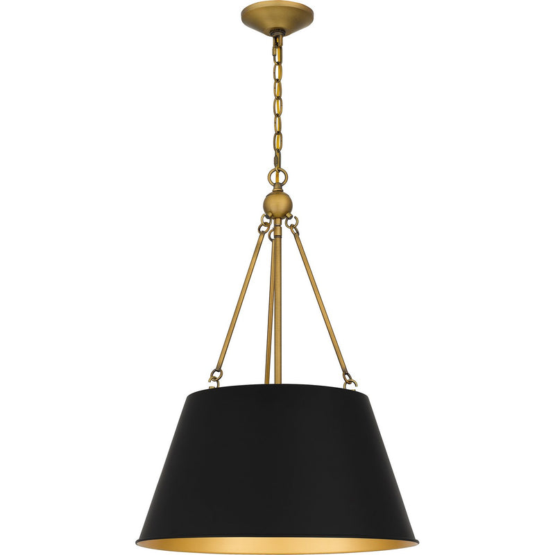 Metal Bell 4-Light Pendant in Matte Black