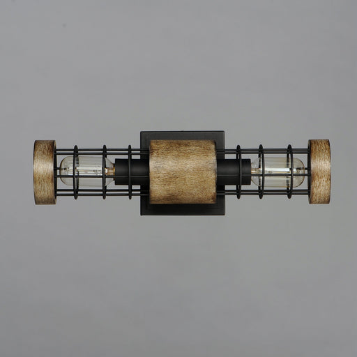 Homestead 2 Light Wall Sconce in Driftwood / Black