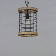 Homestead 10" Pendant in Driftwood / Black