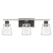 Tux 3-Light Bath Vanity Light in Black Tie
