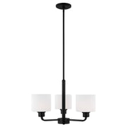 Canfield 3-Light Chandelier in Midnight Black