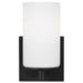 Hettinger One Light Wall / Bath Sconce in Midnight Black