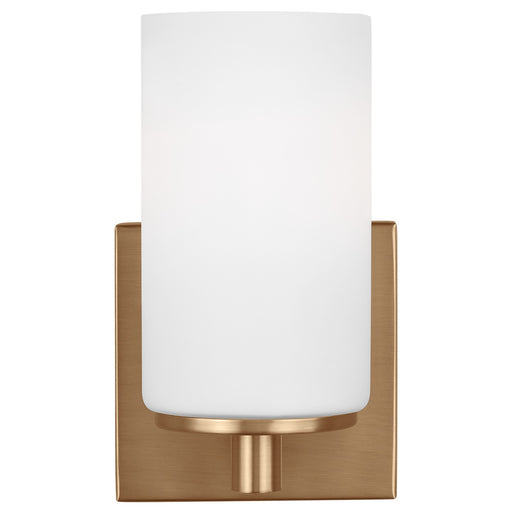 Hettinger One Light Wall / Bath Sconce in Satin Brass