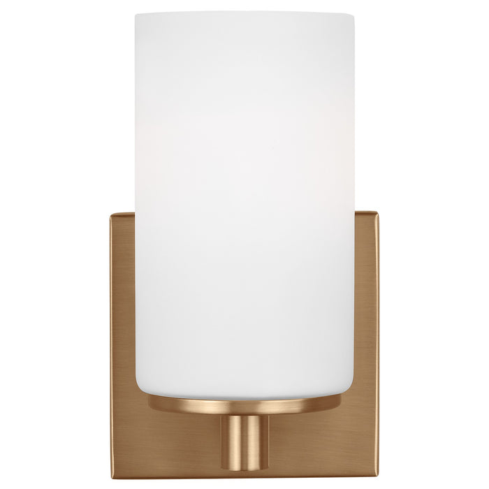 Hettinger One Light Wall / Bath Sconce in Satin Brass