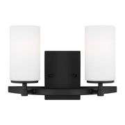 Alturas 2-Light Bath Vanity Light in Midnight Black