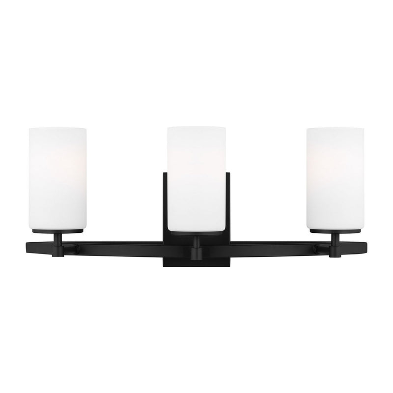 Alturas 3-Light Bath Vanity Light in Midnight Black