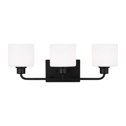 Canfield Three Light Wall / Bath in Midnight Black