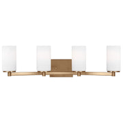 Hettinger 4-Light Bath Vanity Light in Satin Brass