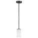 Alturas One Light Mini-Pendant in Midnight Black