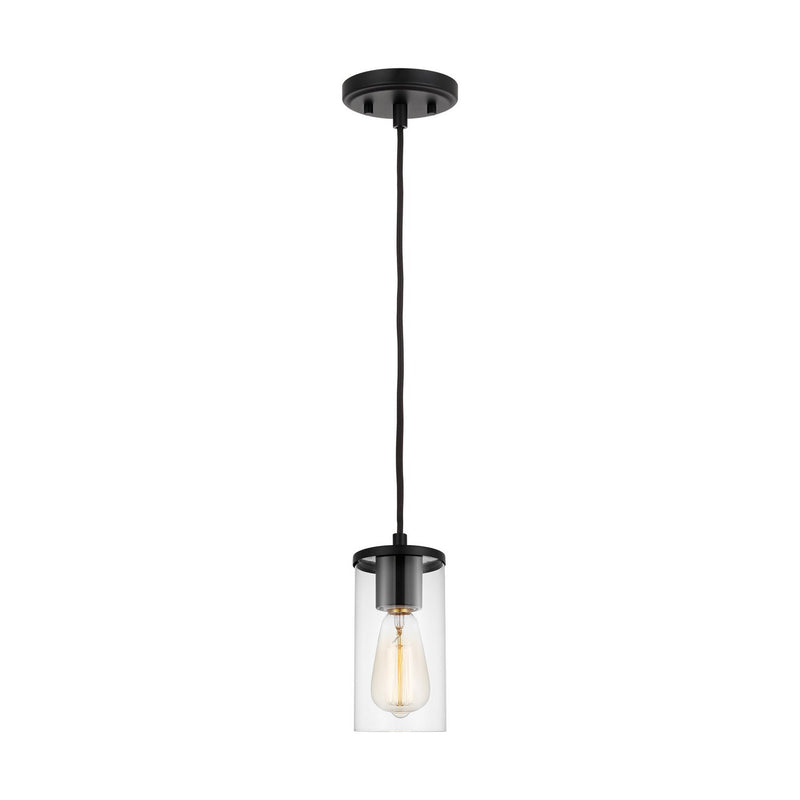 Zire Mini Pendant in Midnight Black
