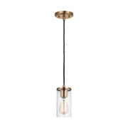 Zire Mini Pendant in Satin Brass