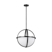 Alturas 3-Light Pendant in Midnight Black